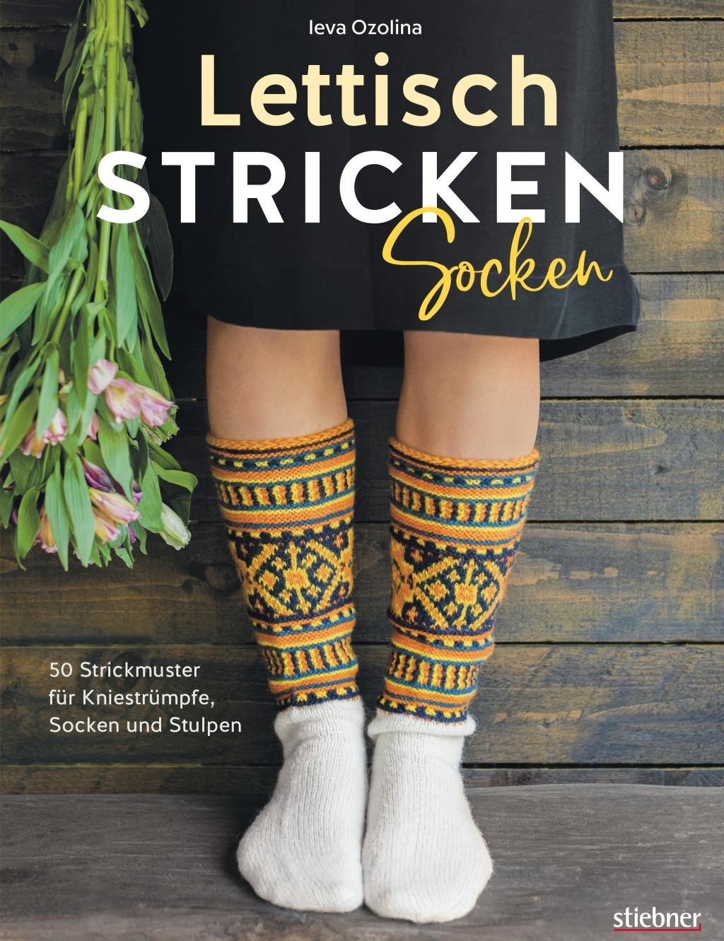 Carte Lettisch stricken: Socken. 50 Strickmuster für Kniestrümpfe, Socken und Stulpen. 