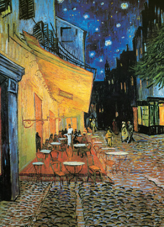 Hra/Hračka Café Terrace at Night by Vincent Van Gogh 1000-Piece Puzzle Eurographics