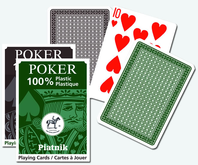 Nyomtatványok Piatnik Poker - 100% PLASTIC 