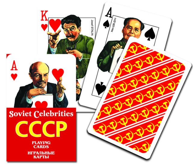Tiskovina Piatnik Bridž - CCCP (Celebrities) 