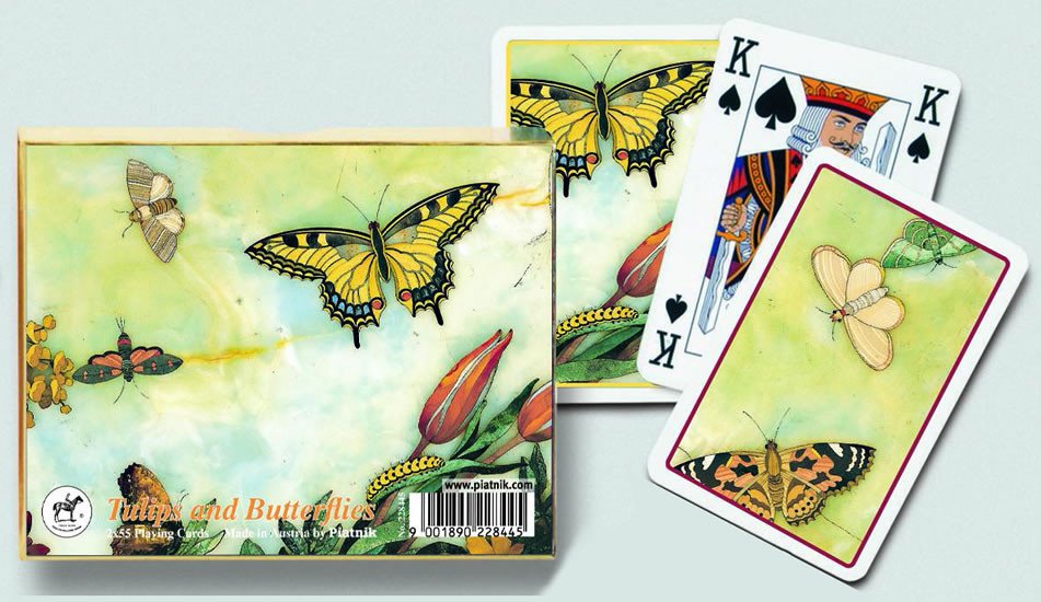 Nyomtatványok Piatnik Kanasta - Tulipány a motýli 