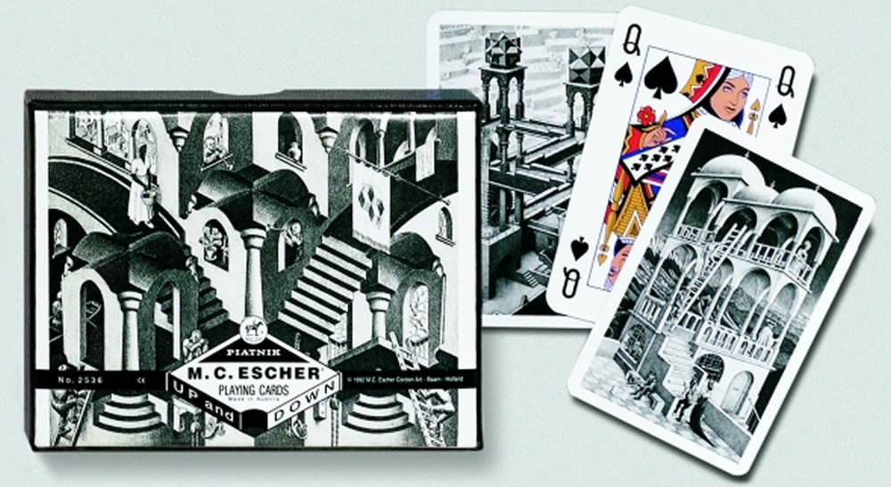 Tlačovina Piatnik Kanasta - Escher, Up Down 