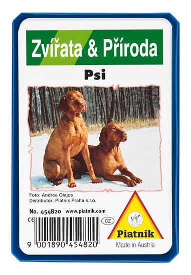 Printed items Piatnik Kvarteto - Psi (plastová krabička) 