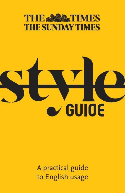 Boek Times Style Guide Times Books