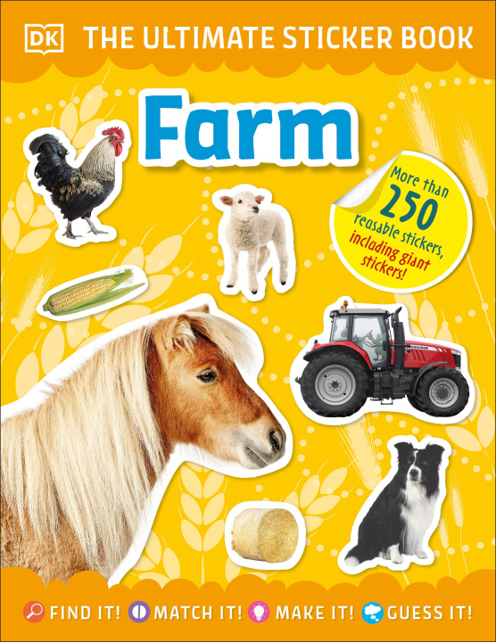 Kniha Ultimate Sticker Book Farm DK