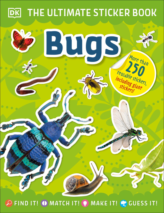 Knjiga Ultimate Sticker Book Bugs DK