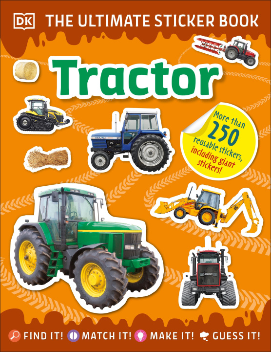 Libro Ultimate Sticker Book Tractor DK