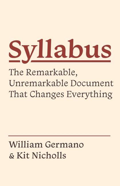 Knjiga Syllabus Kit Nicholls
