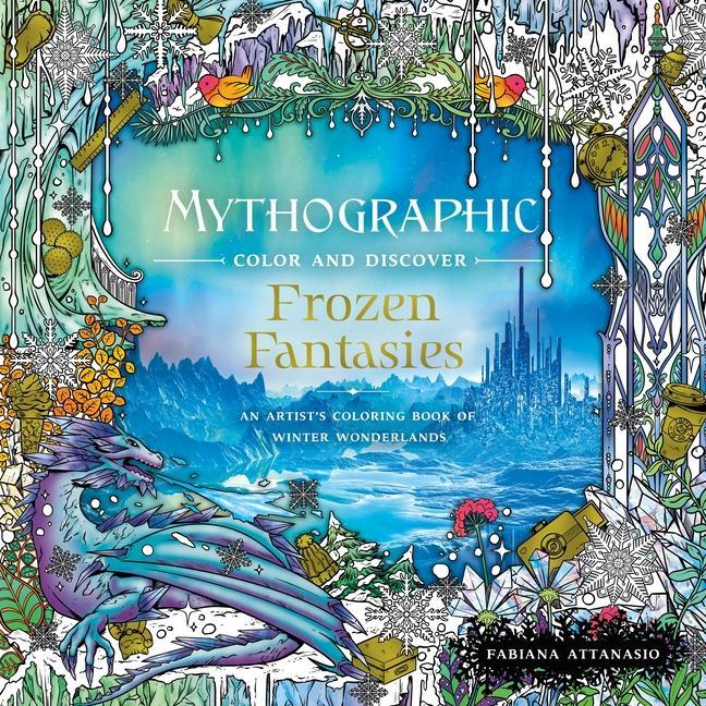 MYTHOGRAPHIC Deep Blue - Fabiana Attanasio // Adult Colouring Book Flip  Through 