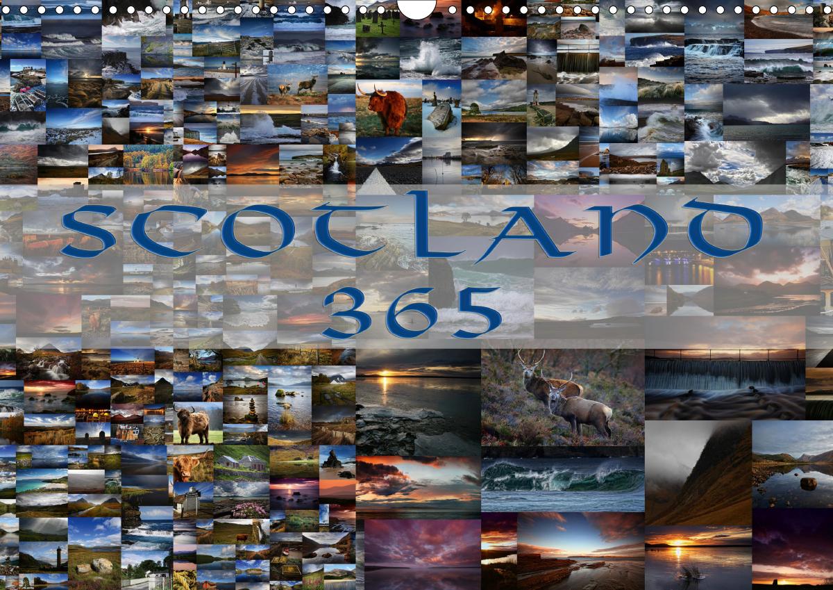 Scotland 365 / UKVersion (Wall Calendar 2021 DIN A3 Landscape
