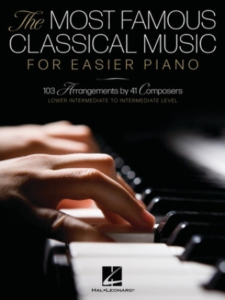 Kniha The Most Famous Classical Music for Easier Piano - 103 Lower Intermediate to Intermediate Level Piano Solos Hal Leonard Corp