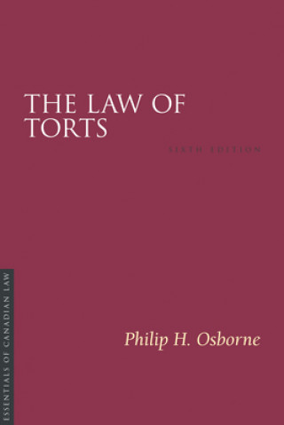 Könyv The Law of Torts, 6/E Philip H. Osborne