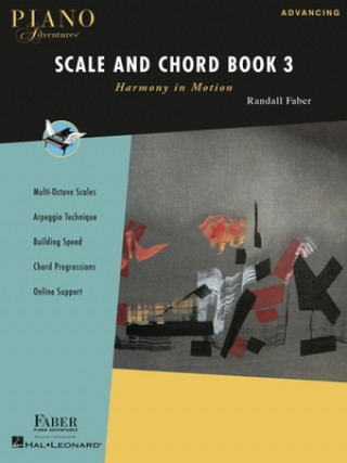 Materiale tipărite Piano Adventures Scale and Chord Book 3: Harmony in Motion Randall Faber
