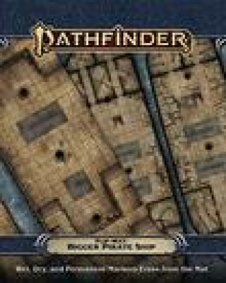 Játék Pathfinder Flip-Mat: Bigger Pirate Ship Stephen Radney-Macfarland