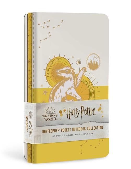Book Harry Potter: Hufflepuff Constellation Sewn Pocket Notebook Collection Insight Editions
