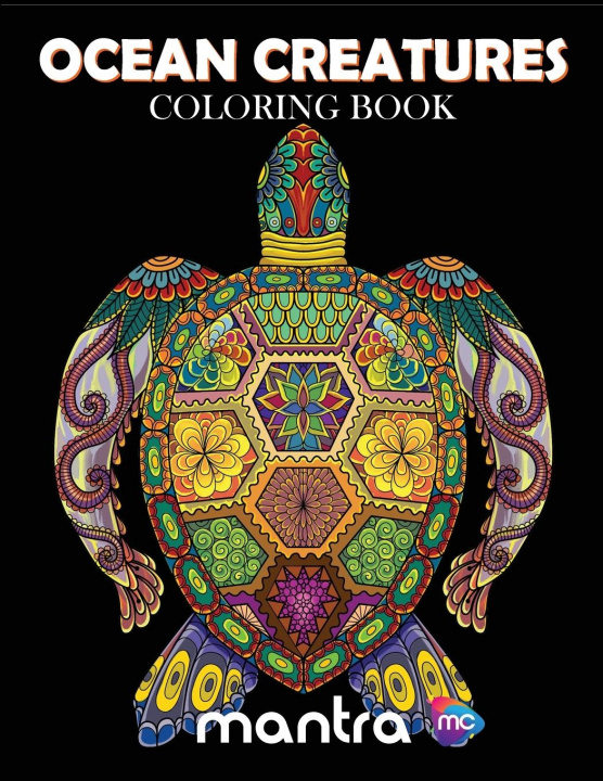 Knjiga Ocean Creatures Coloring Book Mantra