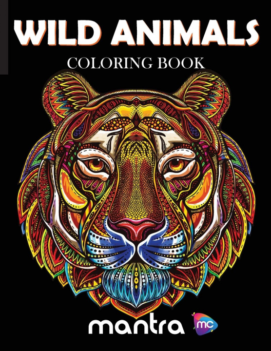 Boek Wild Animals Coloring Book Mantra