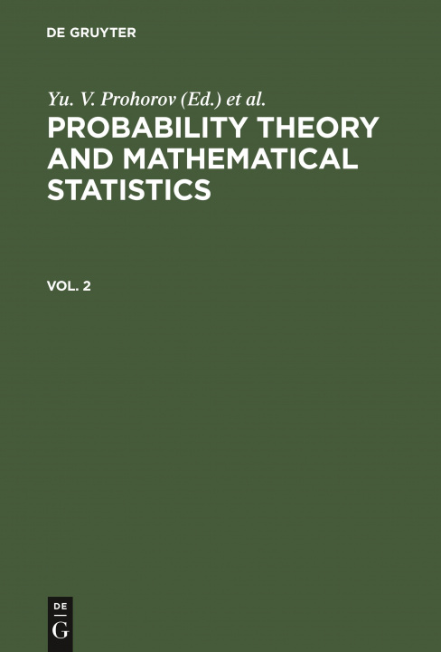 Knjiga Probability Theory and Mathematical Statistics. Vol. 2 No Contributor