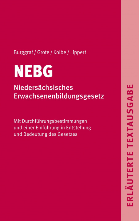 Carte NEBG - Niedersachsisches Erwachsenenbildungsgesetz Grote Detlef