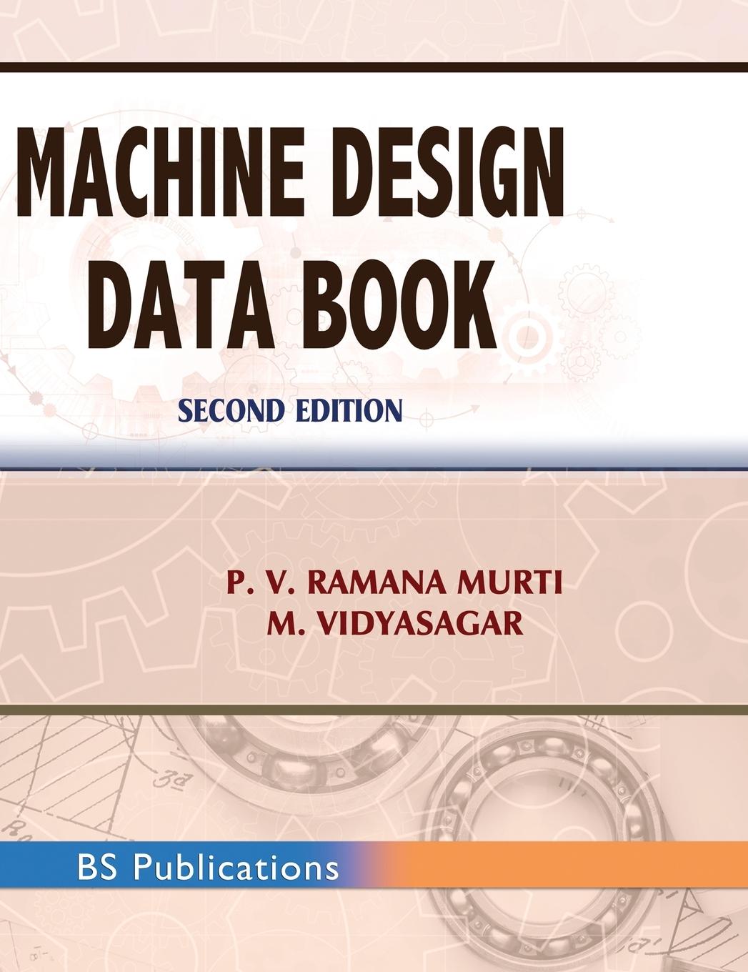 Libro Machine Design Data Book Vidyasagar M