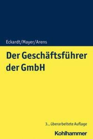 Boek Der Geschäftsführer der GmbH Volker Mayer