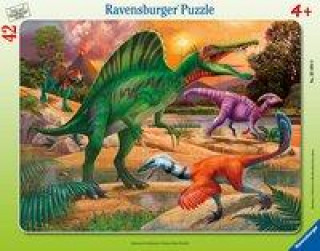 Joc / Jucărie Ravensburger Kinderpuzzle - 05094 Spinosaurus - Rahmenpuzzle für Kinder ab 4 Jahren, mit 42 Teilen 