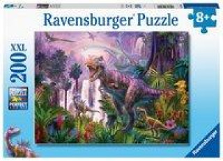 Joc / Jucărie Ravensburger Kinderpuzzle - 12892 Dinosaurierland - Dino-Puzzle für Kinder ab 8 Jahren, mit 200 Teilen im XXL-Format 