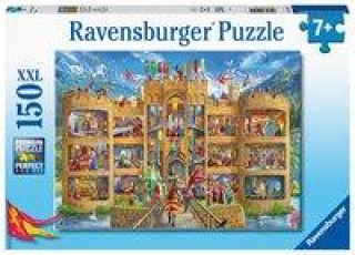 Gioco/giocattolo Ravensburger Kinderpuzzle - 12919 Blick in die Ritterburg - Ritter-Puzzle für Kinder ab 7 Jahren, mit 150 Teilen im XXL-Format 