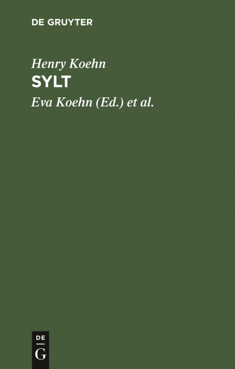 Knjiga Sylt Henry Eva Koehn Koehn