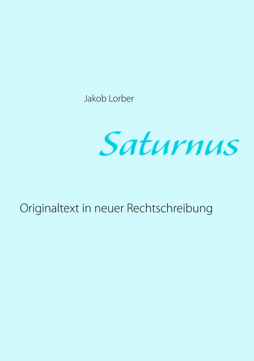 Knjiga Saturnus Jakob Lorber