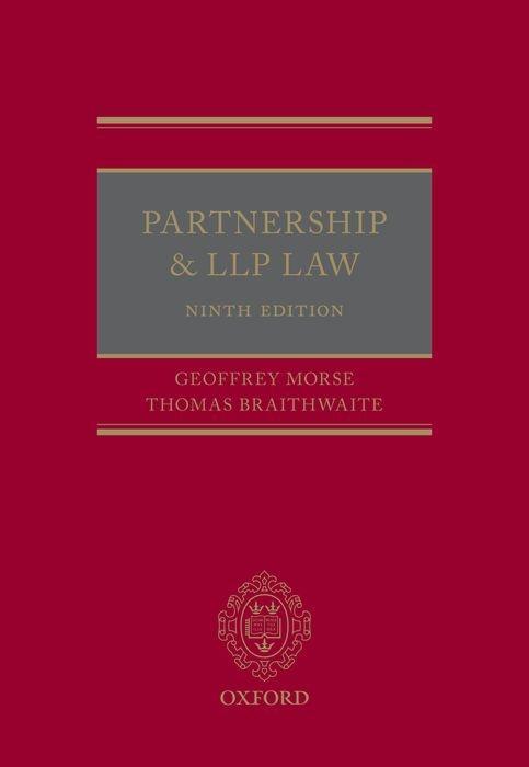 Könyv Partnership and LLP Law Morse