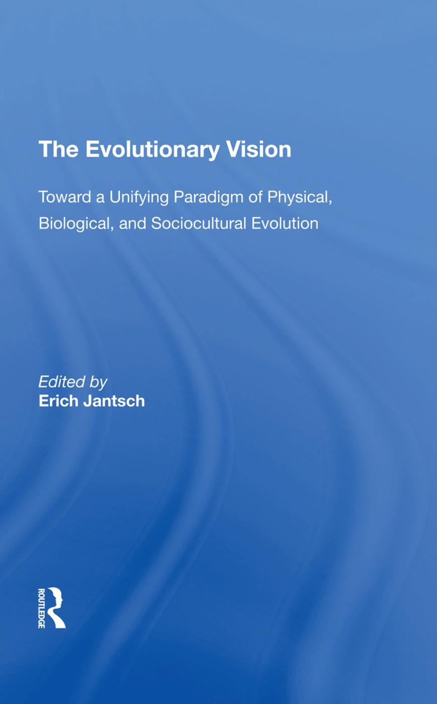 Knjiga Evolutionary Vision Erich Jantsch