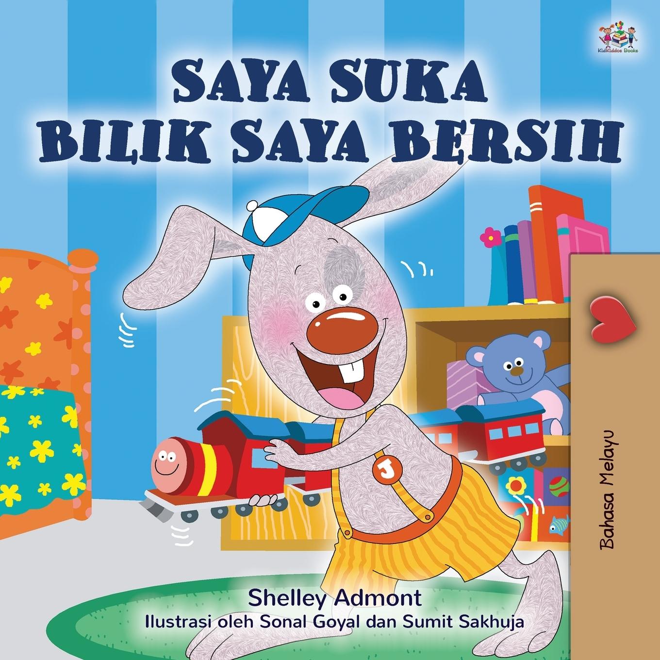 Kniha I Love to Keep My Room Clean (Malay Children's Book) Kidkiddos Books