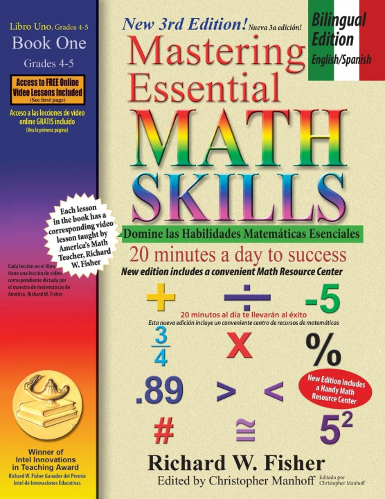 Livro Mastering Essential Math Skills Book 1, Bilingual Edition - English/Spanish Richard W. Fisher