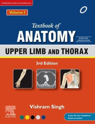 Kniha Textbook of Anatomy: Upper Limb and Thorax, Vol 1, 3rd Updated Edition Vishram Singh