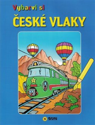 Carte Vybarvi si České vlaky 