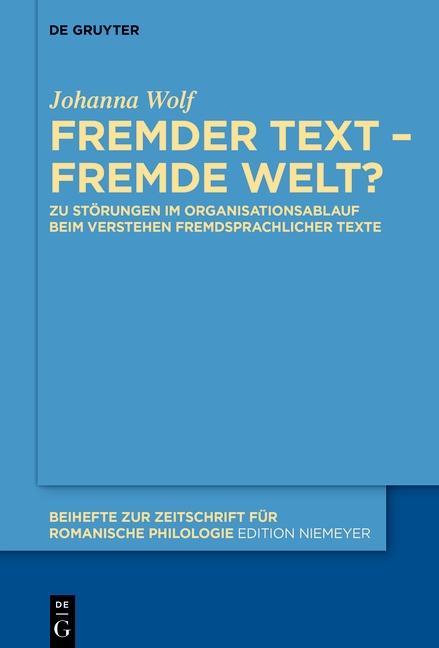 Книга Fremder Text - fremde Welt? Johanna Wolf