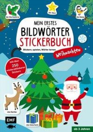 Книга Mein erstes Bildwörter-Stickerbuch - Weihnachten 
