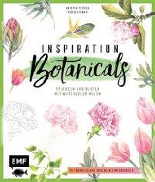 Книга Inspiration Botanicals - Pflanzen und Blüten mit Watercolor malen 