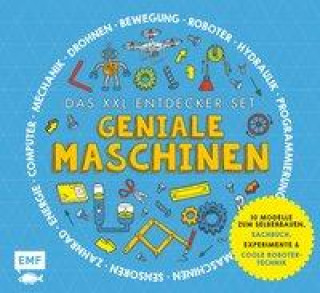 Kniha Das XXL-Entdecker-Set - Geniale Maschinen - Mit 10 Modellen zum Selberbauen, Sachbuch, Experimenten und cooler Robotertechnik Julia Strohbach