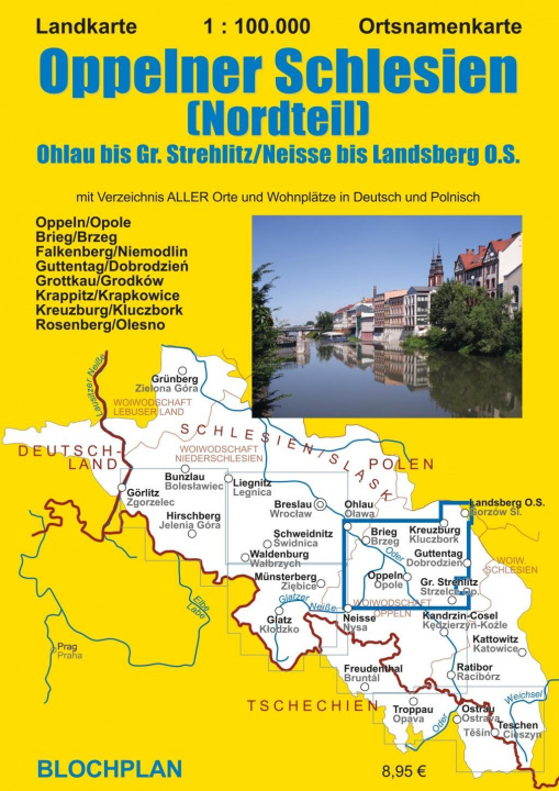 Tlačovina Landkarte Oppelner Schlesien (Nordteil) 1:100 000 
