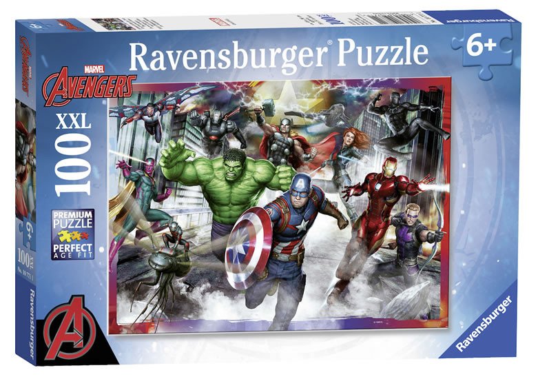 Játék Ravensburger Puzzle Avengers Sjednocení/100 dílků 