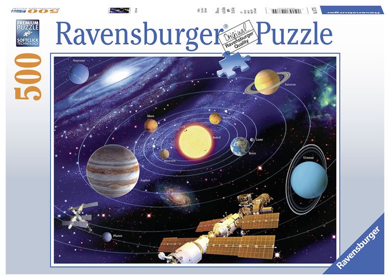 Hra/Hračka Puzzle Planetární soustava 500 dílků 