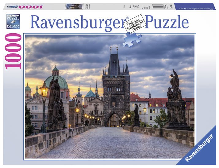Game/Toy Puzzle Praha Karlův most/1000 dílků 