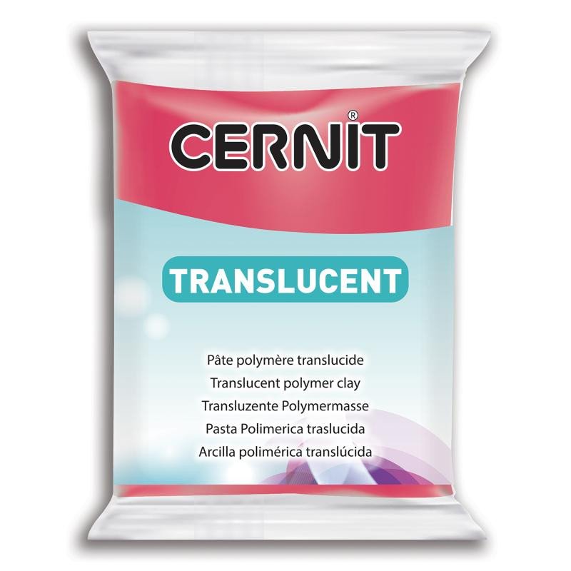 Buch CERNIT TRANSLUCENT 56g rubínově červená 