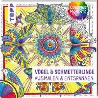 Kniha Colorful Moments - Vögel & Schmetterlinge 