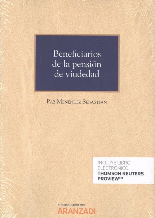 Carte Beneficiarios de la pensión de viudedad (Papel + e-book) PAZ MENENDEZ SEBASTIAN