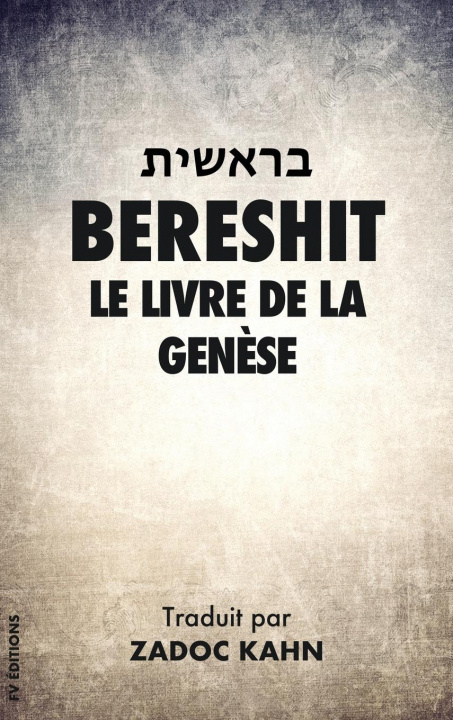 Boek Bereshit Zadoc Kahn