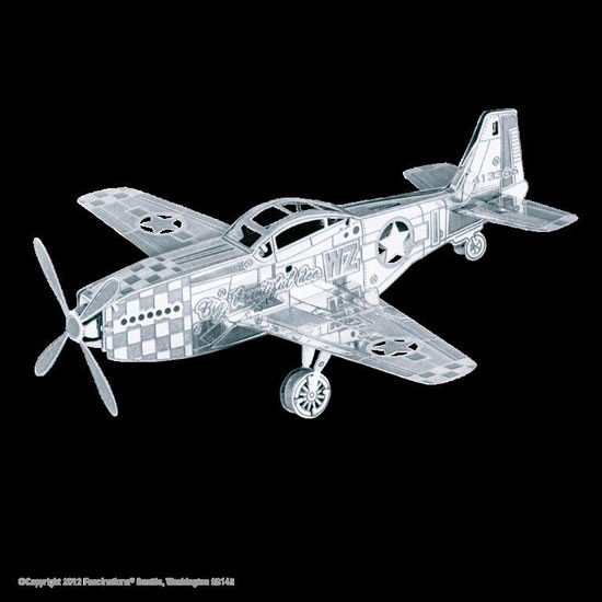 Joc / Jucărie Metal Earth 3D puzzle: Mustang P-51 