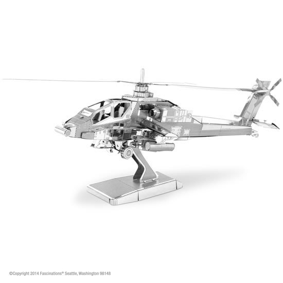 Játék Metal Earth 3D puzzle: AH-64 Apache 